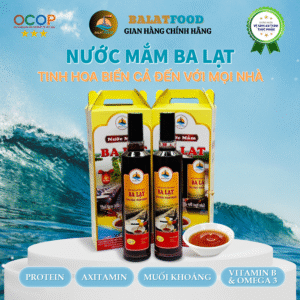[LOẠI TIẾN VUA] Nước Mắm Cá Cơm Nguyên Chất Ba Lạt Chai Thủy Tinh Cao Cấp, Nước Mắm Truyền Thống