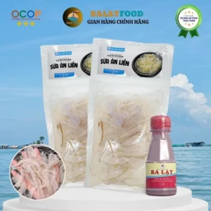 Sứa Ăn Liền Ba Lạt Làm Gỏi, Làm Nộm, Gói 600gr Cả Nước Tặng Kèm 1 Chai Mắm Tôm 120ml
