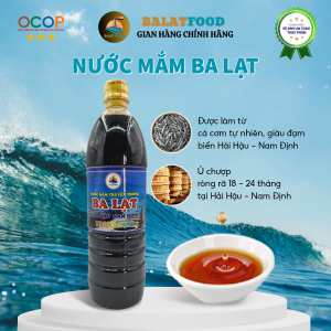 [LOẠI THƯỢNG HẠNG] Nước Mắm Cá Cơm Nguyên Chất Ba Lạt Ủ Trên 4 Năm, Nước Mắm Chắt Truyền Thống 1 Lít