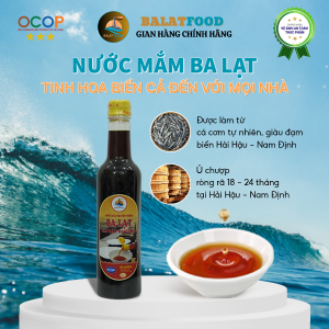 [LOẠI ĐẶC BIỆT] Nước Mắm Cá Cơm Nguyên Chất Ba Lạt 35 Độ Đạm, Nước Mắm Chắt Truyền Thống