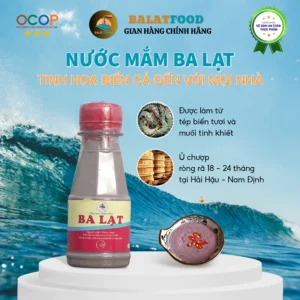 [Chai Ăn Thử] Đặc Sản Mắm Tôm BA LẠT Chai 120ml Thành Phần Hoàn Toàn Tự Nhiên Và Tốt Cho Sức Khỏe